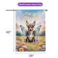 thumbnail image 5 of Welcome Spring Fairy Toy Fox Terrier in Flower Meadow House Flag 28x40in Double Sided Dog Lover Outdoor Decor - 13002, 5 of 5