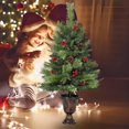 thumbnail image 7 of 2-Pack 36 Inch Decorative Tabletop Mini Christmas Trees, 7 of 7