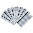 thumbnail image 2 of Arkwright Classic Checkered Dishcloth 8-Pack, Cotton Kitchen Dish Cloths, 13x13 in., Blue and White Check Pattern, 2 of 5