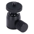 thumbnail image 4 of QIILU Mini Tripod Ball Head With 1/4 Inch Screw And Hot Shoe Mount Adapter For DSLR Camera Monitor Ring Light Microphone, 4 of 8