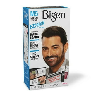 Bigen Ez Color For Men M4 Dark Brown Kit Color For Hair And Beard