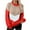 Khaki, variant on Giftesty Sweaters for Women Plus Size Women's Casual Round Neck Long Sleeve Sweater Knitted Stripe Loose Blouse Tops