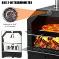 thumbnail image 2 of CazToi 2 Wheels Premium Portable Wood-Fired Pizza Oven with Stone and Grill Rack for Parties & Picnics, 2 of 7