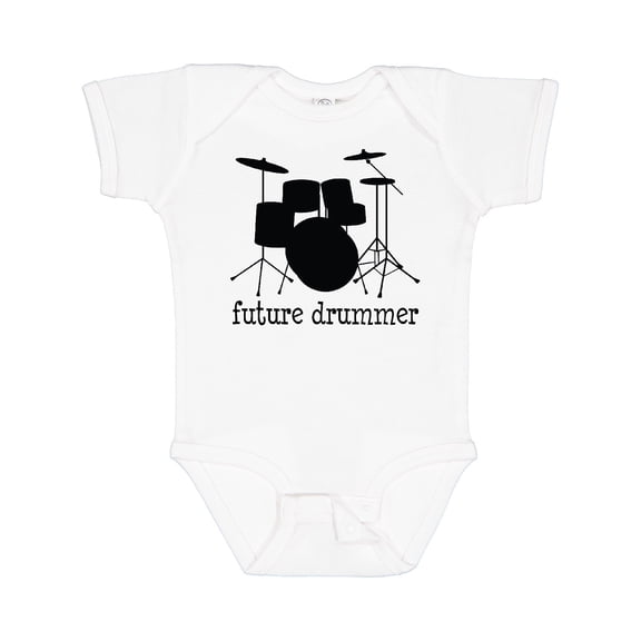 Inktastic Future Drummer Boys or Girls Baby Bodysuit