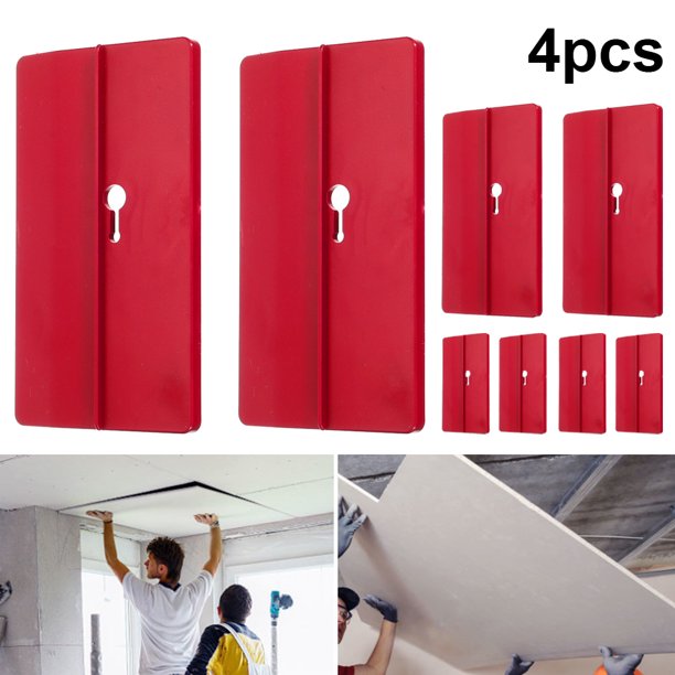 2 Unids/set Techo Paredes Inclinadas Placa Posicionamiento Herramientas Ajuste Paneles Yeso Rojo