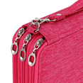 thumbnail image 3 of Estuche para lápices con cremallera, prácticos portalápices de lona para lápices de acuarela, lápices de colores, lápices, color rojo rosa, 3 of 5