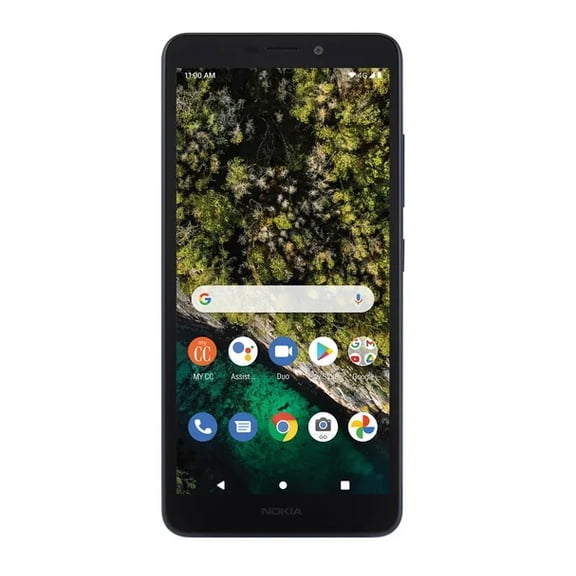 Pre-Owned Consumer Cellular, Nokia C100, 32GB, Blue - Smartphone