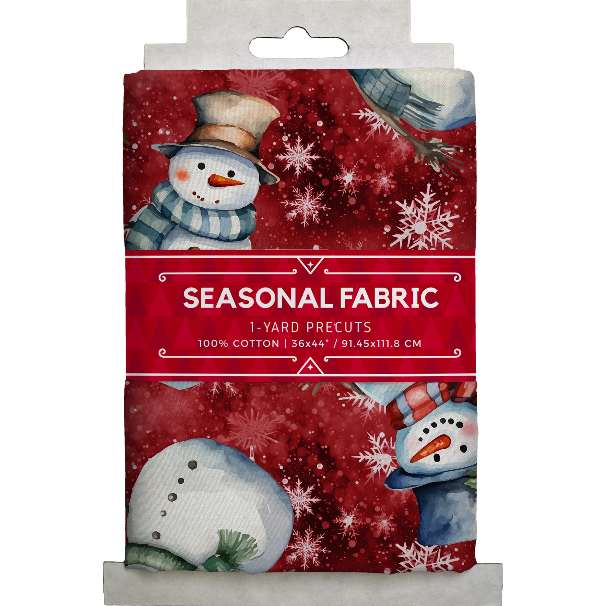 David Textiles 44 x 1 Yard Cotton 5-piece Christmas Bundle Sewing & Craft Fabric Precuts