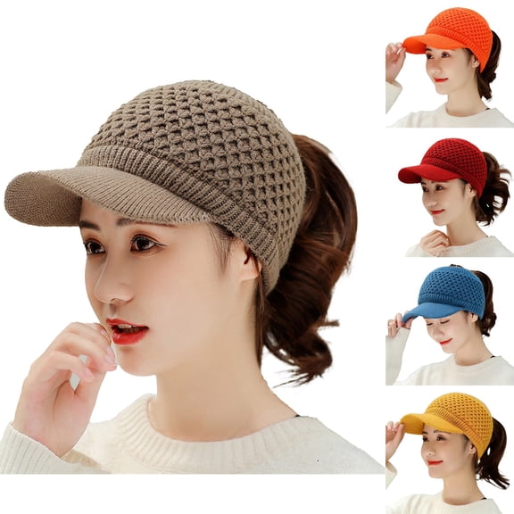 Only Moment Blue Summer Knit Baseball Hat Baseball Cap for Men Women Nylon,Spandex Classic Unisex Cotton Adjustable Low Crown Baseball Cap – Plain Dad Hat One Size