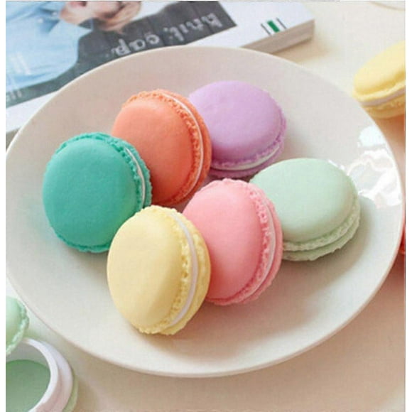 Macaron Box Small Storage Box Storage Box Macaron Shaped Jewelr 6-pieces