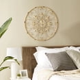 thumbnail image 3 of Zingz & Thingz Circular Fleur De Lis Symbols Wall Decoration - 25" - Beige, 3 of 5