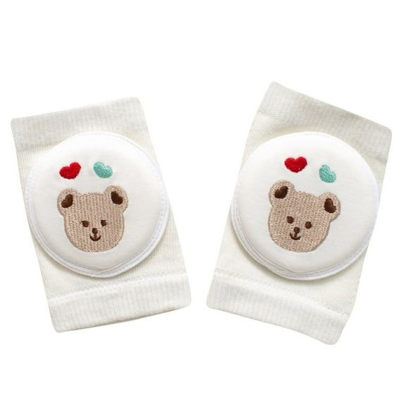 Rohuuque Baby knee Pads for Crawling,Anti Slip Unisex Baby Knee Protectors - Toddler Knee Pads Gift for Baby Free Size Khaki