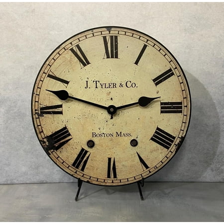 English Longcase Wall Clock | Ultra Quiet Quartz Mechanism | Hand Made in USA | Beautiful Crisp Lasting Color