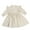Beige, variant on Esaierr Baby Girls Dress for Kids Ruffle Long Sleeve Casual Dress Toddler Solid Spring Fall Girls One-Piece Dresses for 2-6 Years