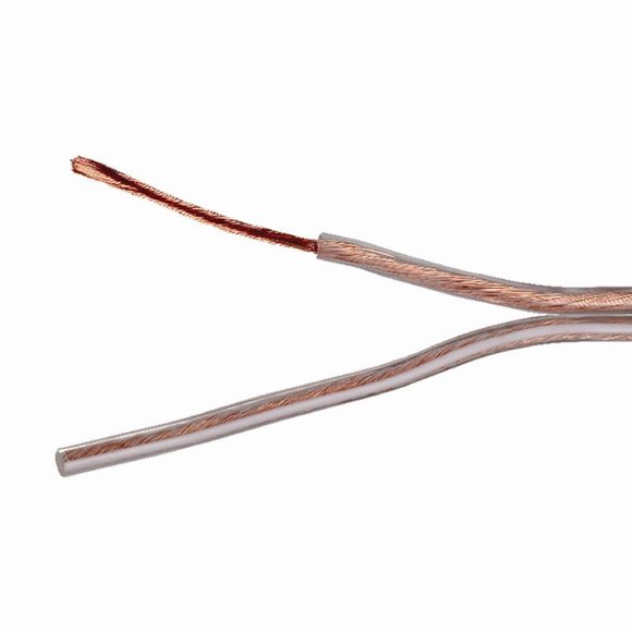 AH16100SR - SPEAKER WIRE AWG 16 STD 100FT CLEAR
