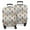 Gray Highland Cow, variant on Beige Geometric Pattern Luggage Cover Fashion Suitcase Cover Baggage Covers Fit 25-28 Inch Luggage (Go Travel)