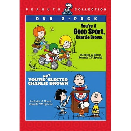 Peanuts Double Feature: You're A Good Sport, Charlie Brown / You're Not Elected, Charlie Brown (DVD)