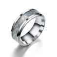 thumbnail image 1 of Fashion Stainless Steel Infinity Intertwined Cross Luminous Rings Glowing In Dark Finger Rings For Men Women Wedding Jewelry Silver Color 7, 1 of 5