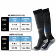 thumbnail image 5 of 3 Pairs Medical Sport Compression Socks - 15-20mmhg Graduated Knee-High Support for Men & Women, Ideal for Soccer, Running, and Nurses, 5 of 7