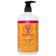 Jessicurl Confident Coils Styling Solution, Citrus Lavender 32 fl oz. Defines Touchably Soft Curls in All Climates