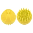 thumbnail image 5 of Unique Bargains 1 Pc Handheld Hair Shampoo Brush for Head Massage 3.46"x3.46" Yellow, 5 of 6