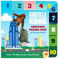 PlayPop : Godzilla vs. Kong, Sometimes Friends Fight (Board Book)