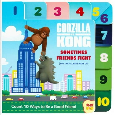 PlayPop : Godzilla vs. Kong, Sometimes Friends Fight (Board Book)