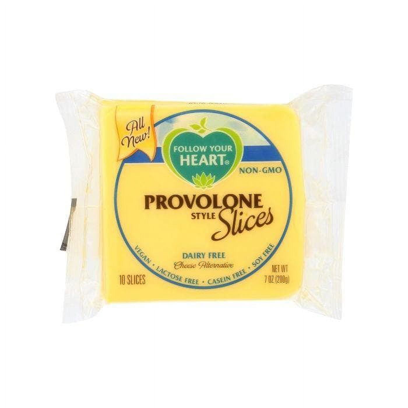 Follow Your Heart Slices Mozzarella Cheese Alternative, 7 Oz.
