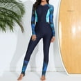thumbnail image 2 of PEASKJP Swimsuit for Women 2024 Rash Guard Shirts UPF 50+ Swimsuit, Navy S, 2 of 5