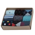 thumbnail image 5 of Pierre Henry Over the Calf Socks for Men (9 pairs) | Colorful Funky Dress Socks | Cotton made over the calf dress socks, 5 of 5