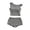 Navy #1, variant on Women's 2 Piece Sets Striped Off The Shoulder Crop Tops and Mini Shorts Set Summer Y2K Going Out Outfits Navy M