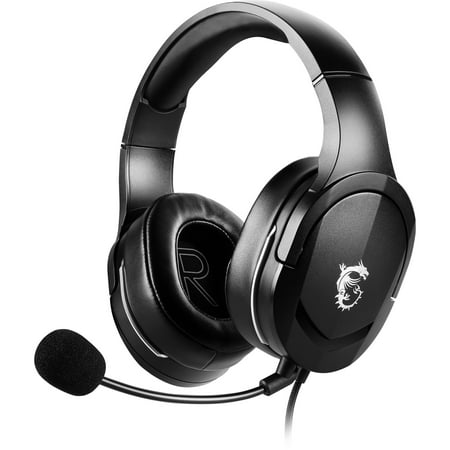 MSI - Immerse Wired Gaming Headset - Black