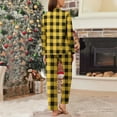 thumbnail image 4 of REALiKUN Pajama Sets for Women - 2 Piece Plaid Pajamas Button Down Pjs Long Sleeve Tops and Pants Set Soft Comfy Flannel Sleepwear, 4 of 4