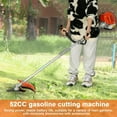thumbnail image 5 of Floseru Weed Eater Gas Powe, 52cc 2-Stroke Gas String Trimmer, Weed Wacker Gas, 2 in 1 Gas Weed Trimmer with Full Functioning Guard Accessories, 5 of 10