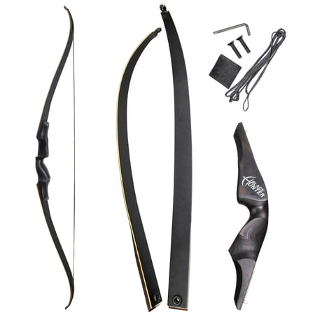 AMEYXGS 60 Recurve Detachable Hunting 40lb Outdoor Right Hand Bow Draw 30