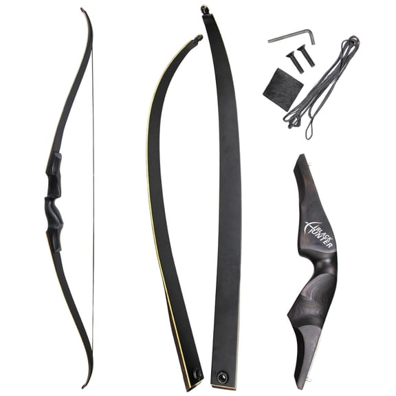 AMEYXGS 60" Recurve Detachable Hunting 40lb Outdoor Right Hand Bow Draw 30"