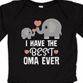thumbnail image 4 of Inktastic Best Oma Ever Grandchild Boys or Girls Long Sleeve Baby Bodysuit, 4 of 5