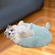 thumbnail image 2 of Cama de peluche para mascotas, suave y calmante, sofá, autocalentable PP Light Lake Blue L, 2 of 8