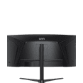 thumbnail image 5 of onn. 34" WQHD (3440 x 1440p) 200Hz Bezel-Less Gaming Monitor, Curved 1500R, 1ms, with 1.85m HDMI & DP Cable, SPK, Black, 5 of 8