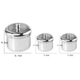 thumbnail image 2 of Nail Art Equipment Cup Bowl Acero inoxidable Acrílico Líquido en polvo Cup Acero inoxidable Nail Art Powder Holder Contenedor con tapa para Nail Art Tools MFZFUKR CPB-DE-LYY373, 2 of 5
