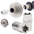 thumbnail image 1 of Flywheel Remove Socket Flywheel Disassembly Tool Flywheel Disassembly Socket 2 Pcs Bicycle Socket  Flywheel Disassembly Tool Cassette Sprocket Remover Toolsfor Rotating Flywheel, 1 of 8