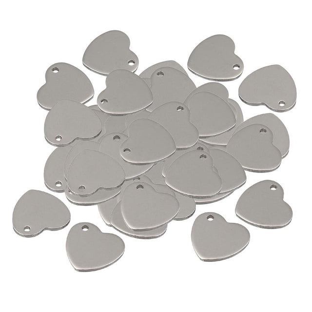 Colgantes de Etiquetas Perfecl Acero Inoxidable 14 Mm Espacios en Blanco