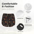 thumbnail image 4 of Disketp Pumpkin Plant Garden Women's Shorts Workout Shorts for Athletic Gym Running Shorts with Phone Pockets-X-Large, 4 of 7