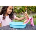 thumbnail image 4 of Barbie Doll Blonde and Pool Playset with Slide and Accessories, 4 of 6