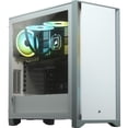 thumbnail image 6 of Corsair 4000D Tempered Glass Mid-Tower ATX Case, White, 6 of 22