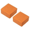 thumbnail image 1 of Uxcell 5x5x2.5cm Pickleball Paddle Eraser, Square Rubber Pickleball Racket Dust Remover,Orange 2 Pcs, 1 of 6