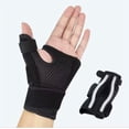 thumbnail image 2 of Paquete de 2 muñequeras para alivio del túnel carpiano para soporte nocturno, muñequeras de compresión en el trabajo para mujeres y hombres, férula de muñeca de soporte ajustable para mano para artritis tendinitis ER, 2 of 5