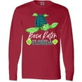 thumbnail image 3 of Inktastic Boca Raton, Florida Happy Sea Turtle Long Sleeve T-Shirt, 3 of 5