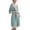Celadon Green, variant on 3 in 1 Labor/Delivery/Hospital Gown Maternity Dress Nursing Nightgown Sleepwear for Breastfeeding