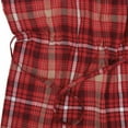 thumbnail image 5 of VHC Brands Rustic Red Plaid Braxton Scalloped Curtain for Living Room Bedroom Prairie Swag Set, 5 of 5